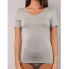 Женская футболка из модала Sielei TODAY 6008 grigio melange, Цвет: grigio melange (серый), Размеры: M