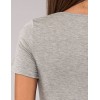 Женская футболка из модала Sielei TODAY 6008 grigio melange, Цвет: grigio melange (серый), Размеры: M, изображение 4