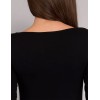 Кофта с вырезом-лодочкой Sielei TODAY 6014 nero, Цвет: nero (черный), Размеры: M, изображение 3