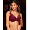 Бюстгальтер с поролоном Albina L COMFORT 8085 бургундия, Цвет: бургундия, Размеры: 75E, изображение 4