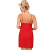 Сорочка на тонких бретелях Donna ALLY nightdress red, Цвет: красный, Размеры: L, изображение 3