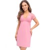Ночная рубашка с кружевом Donna DARIA nightdress dirty pink, Цвет: розовый, Размеры: L, изображение 2