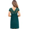 Сорочка с кружевным верхом Donna IVANA nightdress green, Цвет: изумрудный, Размеры: L, изображение 3