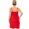 Ночная сорочка Donna SYLVIA nightdress PLUS red, Цвет: красный, Размеры: 3XL, изображение 3