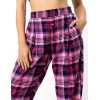 Домашние фланелевые брюки Key LHE 490, Цвет: фиолетовый, Размеры: M, изображение 3