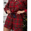 Женская пижама с шортами Sensis CYNTHIA, Цвет: красный, Размеры: XL, изображение 4
