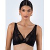 Мягкий кружевной бюстгальтер Alles ETHER M bralette чёрный, Цвет: черный, Размеры: 65D, изображение 3