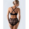 Бюстгальтер на большую грудь Alles TRUFFLE NOIR M plus bralette, Цвет: черный, Размеры: 65H, изображение 7