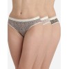 Набор хлопковых трусиков Dim LES POCKETS COTON 4C17 кошачий шик - 3 штуки, Цвет: кошачий шик, Размеры: XXS/XS, изображение 2