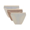 Набор хлопковых трусиков Dim LES POCKETS COTON 4C17 нежная клетка - 3 штуки, Цвет: нежная клетка, Размеры: XXS/XS, изображение 4