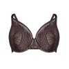 Кружевной бюстгальтер с поролоном Esotiq 43522 NACRE шоколадный, Цвет: шоколадный, Размеры: 65F, изображение 6