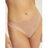 Кружевные трусы бразилиана Esotiq 43586 KORIN латте, Цвет: латте, Размеры: L