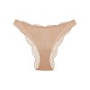 Кружевные трусы бразилиана Esotiq 43586 KORIN латте, Цвет: латте, Размеры: L, изображение 4