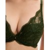 Кружевной бюстгальтер пуш-ап Esotiq 43633 KAVI тёмно-зелёный, Цвет: тёмно-зелёный, Размеры: 75B, изображение 3