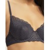 Бюстгальтер балконет с вкладышами пуш-ап Esotiq 43656 CARIS графит, Цвет: графит, Размеры: 65F, изображение 3