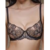 Бюстгальтер из полупрозрачной вышивки Mioocchi BEATRICE 8339 nero, Цвет: nero (черный), Размеры: 75B