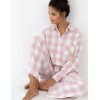 Фланелевая пижама с брюками Sensis MARLEY, Цвет: розовый, Размеры: L, изображение 3