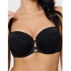 Бюстгальтер балконет с вкладышами Subtille OMENA balconette full cup black, Цвет: черный, Размеры: 75D