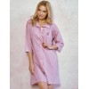 Рубашка-халат из хлопка Taro 3436 JOLIE, Цвет: розовый, Размеры: S