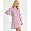 Рубашка-халат из хлопка Taro 3436 JOLIE, Цвет: розовый, Размеры: S, изображение 2