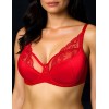 Бюстгальтер полупоролон Albina L CAROLINA 6050 красный, Цвет: красный, Размеры: 75G