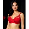 Бюстгальтер тонкий поролон Albina L CAROLINA 8084 красный, Цвет: красный, Размеры: 75D, изображение 3