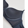Гладкий бюстгальтер пуш-ап Esotiq COMFIE 43661 темно-синий, Цвет: темно-синий, Размеры: 65E, изображение 6