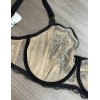 Бюстгальтер с мягкой чашкой Kinga GYPSY FLOWER 1162-SC бежевый с черным, Цвет: бежевый+черный, Размеры: 65F, изображение 6