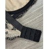 Бюстгальтер с мягкой чашкой Kinga GYPSY FLOWER 1162-SC бежевый с черным, Цвет: бежевый+черный, Размеры: 65F, изображение 8