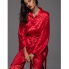 Пижама из жаккардового атласа Mia-Amore LEONA 2236 красный, Цвет: красный, Размеры: 2XL