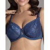 Кружевной мягкий бюстгальтер Misstyle 2595 французский синий, Цвет: французский синий, Размеры: 75C