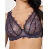 Кружевной бюстгальтер Subtille AMINA bralette soft blueberry, Цвет: черничный, Размеры: 70C