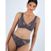 Кружевной бюстгальтер Alles LUCE VIOLA bralette grafit, Цвет: графит, Размеры: 65D, изображение 4