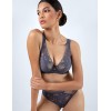 Кружевной бюстгальтер Alles LUCE VIOLA bralette grafit, Цвет: графит, Размеры: 65D, изображение 3