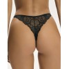 Кружевные трусики стринги Esotiq CROWN 43749 черный, Цвет: черный, Размеры: S, изображение 2
