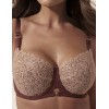 Бюстгальтер мягкий балконет Kinga LIV II 1212-SC, Цвет: шоколадный, Размеры: 70G
