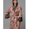Длинный запашной халат Mia-Amore SHEILA 4899, Цвет: кофейный, Размеры: 2XL/3XL