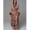 Длинный запашной халат Mia-Amore SHEILA 4899, Цвет: кофейный, Размеры: 2XL/3XL, изображение 3