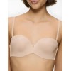Гладкий бюстгальтер бандо Triumph BODY MAKE-UP ESSENTIALS WDP бежевый, Цвет: бежевый, Размеры: 80B