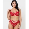 Трусики бразилиана Subtille BELINDA RED mini, Цвет: красный, Размеры: M, изображение 3