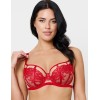 Мягкий бюстгальтер балконет Subtille BELINDA RED balconette soft, Цвет: красный, Размеры: 75G, изображение 4