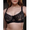 Кружевной бюстгальтер балконет Mioocchi SILVA 8319 nero, Цвет: nero (черный), Размеры: 80B