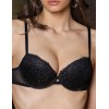 Комплект Sielei BELOVED пуш-ап+бразилиана 78647B nero, Цвет: nero (черный), Размеры: 80B, изображение 4