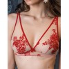 Комплект Sielei BAROQUE триангул+слипы 78265B rosso, Цвет: rosso (красный), Размеры: 75B, изображение 3