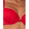 Комплект Sielei пуш-ап+бразилиана DELICE 78547B rosso, Цвет: rosso (красный), Размеры: 80B, изображение 4