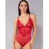 Прозрачное боди с кружевом Sielei DELICE 7859B rosso, Цвет: rosso (красный), Размеры: 90B, изображение 4