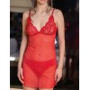 Красная комбинация +стринги Sielei DELICE 785AB+7853 rosso, Цвет: rosso (красный), Размеры: 80B