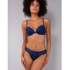 Комплект Sielei PRECIOUS пуш-ап+бразилиана 78347B blu, Цвет: blu (синий), Размеры: 75B, изображение 7