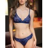 Комплект Sielei PRECIOUS триангул+бразилиана 78367B blu, Цвет: blu (синий), Размеры: 90B