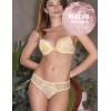 Комплект Sielei SHINE FLOWER пуш-ап+бразилиана 7714+7717 malva, Цвет: malva (лиловый), Размеры: 75B